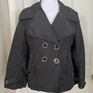 Dollhouse Women's Black Double-Breasted Jacket Size Small